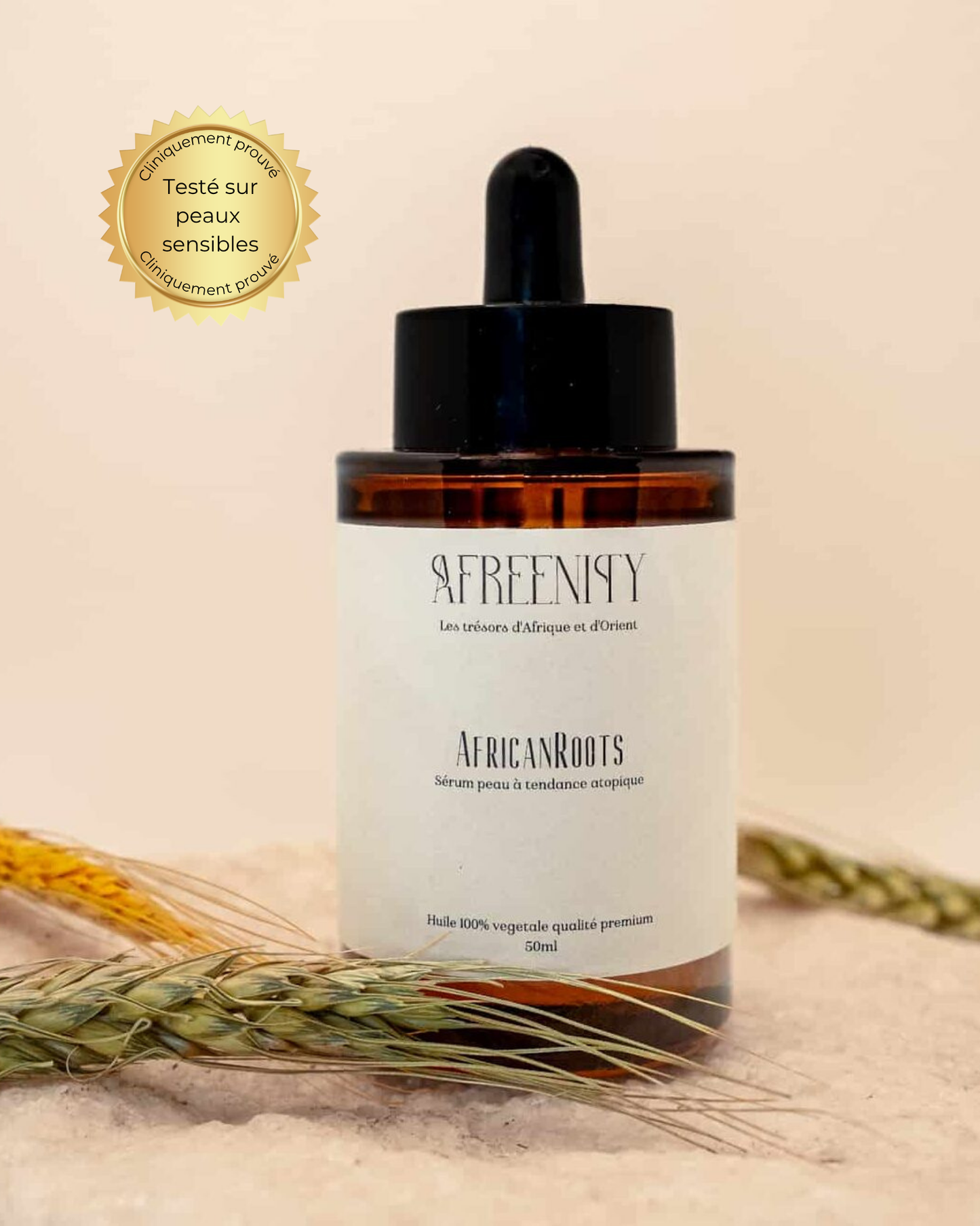 Sérum Pro-Vitamine A Végétale – Peaux Sensibles, Mixtes, Déshydratées 50ML